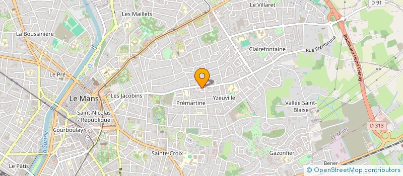 localisation de l'entreprise MADAME DANY MAUPAY  LE MANS