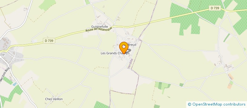 localisation de l'entreprise MADAME DANY MENETAUD  VERDILLE