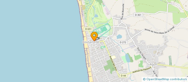 localisation de l'entreprise MADAME DANY MESLET  SALLES-SUR-MER