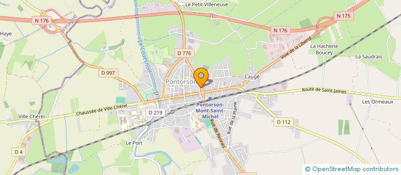 localisation de l'entreprise MADAME DANY OLLIVIER  PONTORSON