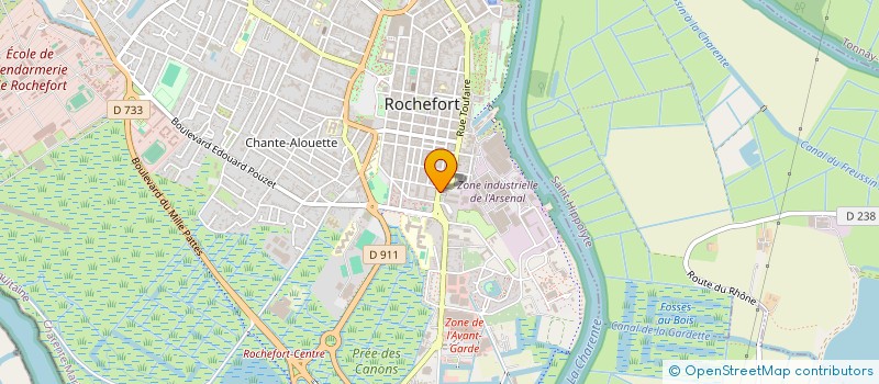 localisation de l'entreprise MADAME DANY PANIER  ROCHEFORT