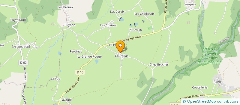 localisation de l'entreprise MADAME DANY PHILIPPE à VOUTHON