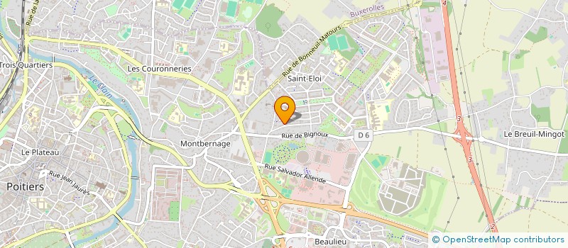 localisation de l'entreprise MADAME DANY PIERRE à POITIERS