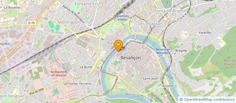 localisation de l'entreprise MADAME DANY POILEVEY  BESANCON