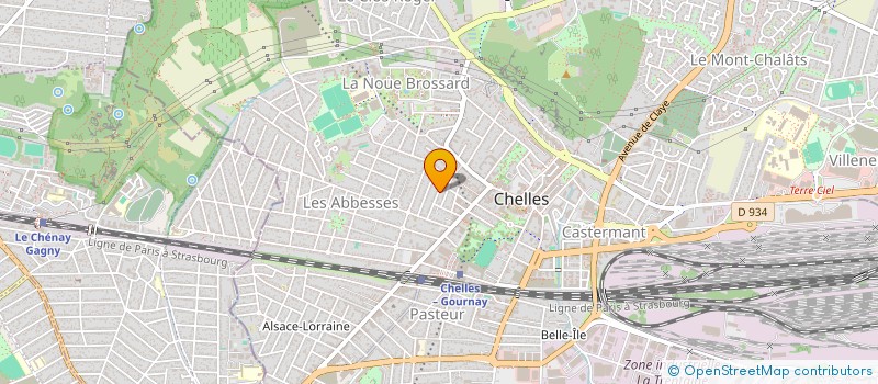 localisation de l'entreprise MADAME DANY RIVIERE  CHELLES