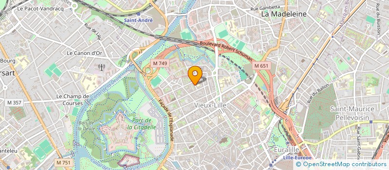 localisation de l'entreprise MADAME DANY ROPART à LILLE