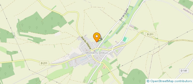 localisation de l'entreprise MADAME DANY TROQUENET  MOLLIENS-DREUIL