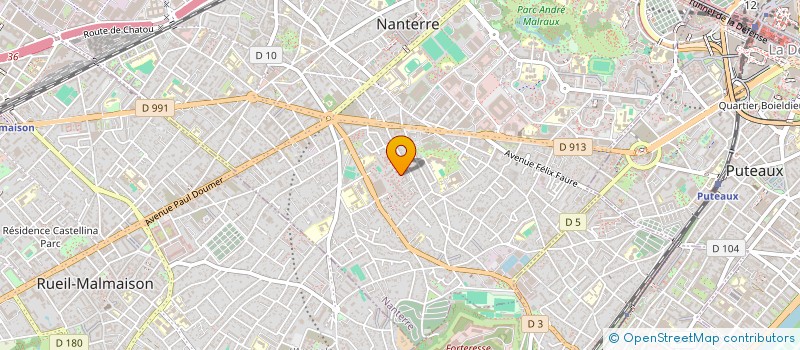 localisation de l'entreprise MADAME DANYELE QUILLET à NANTERRE