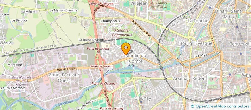 localisation de l'entreprise MADAME DANYELLEM DE FATIMA SOUSA MARTINS à RENNES