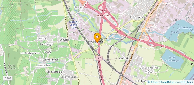 localisation de l'entreprise MADAME DAO BOUTONNET  MACON