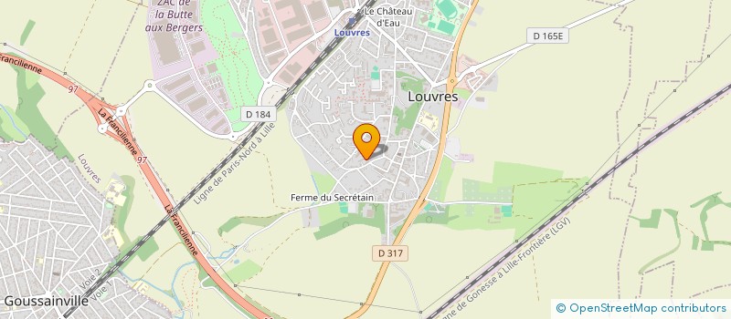 localisation de l'entreprise MADAME DAOUIA BENAMIROUCHE  LOUVRES