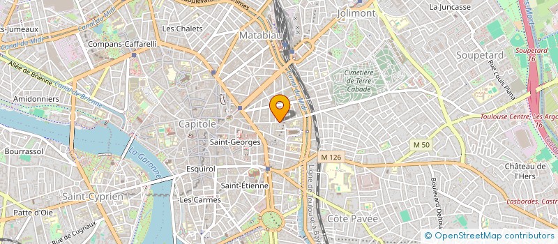 localisation de l'entreprise MADAME DAOUIA BENAOUICHA à TOULOUSE