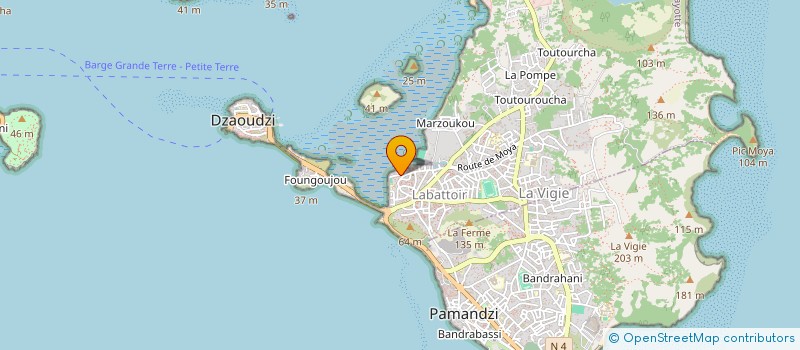 localisation de l'entreprise MADAME DAOULATI MOUSSA à DZAOUDZI