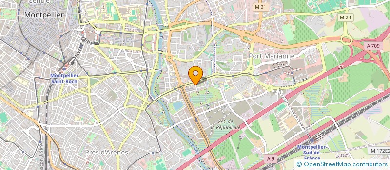 localisation de l'entreprise MADAME DAOUYA AMINI à MONTPELLIER