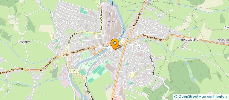 localisation de l'entreprise MADAME DAOYA MAHMOUD  GUEUGNON