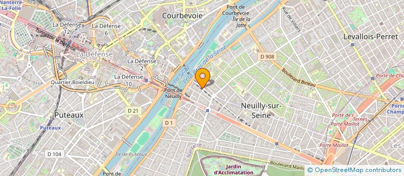 localisation de l'entreprise MADAME DAPENANSSAMAN OUEDRAGO à NEUILLY-SUR-SEINE