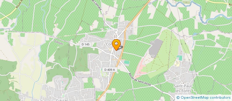 localisation de l'entreprise MADAME DAPHNE BEDEL  CONNAUX