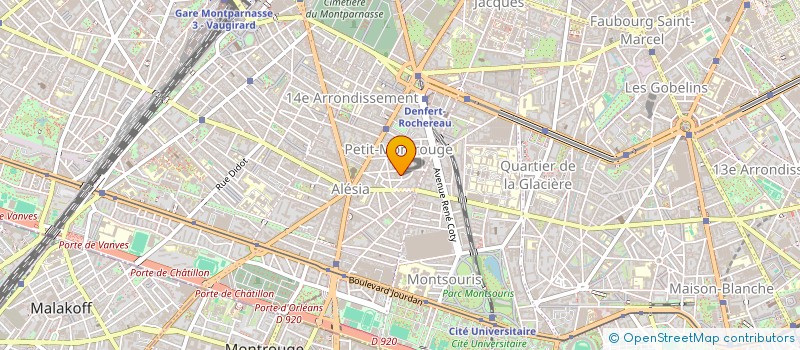 localisation de l'entreprise MADAME DAPHNE BELOW  PARIS