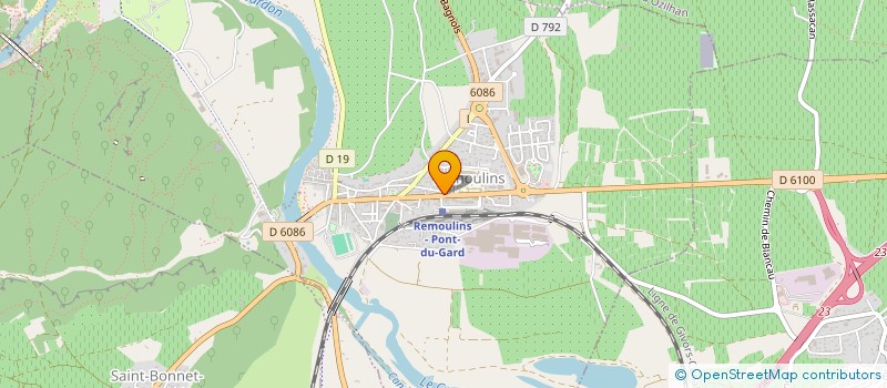 localisation de l'entreprise MADAME DAPHNE BERBON  REMOULINS