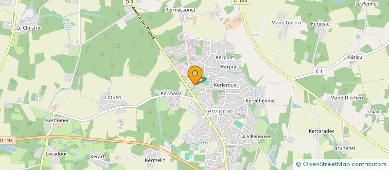 localisation de l'entreprise MADAME DAPHNE BLUTEL à HENNEBONT