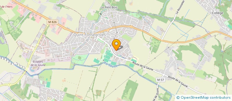 localisation de l'entreprise MADAME DAPHNE CHAGNY  QUINT-FONSEGRIVES