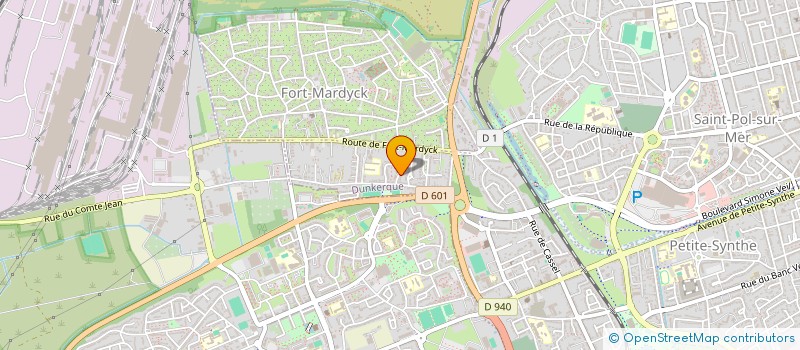 localisation de l'entreprise MADAME DAPHNE CLAIRET à DUNKERQUE