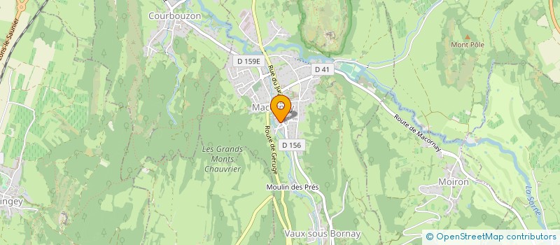 localisation de l'entreprise MADAME DAPHNE COTTIN  MACORNAY