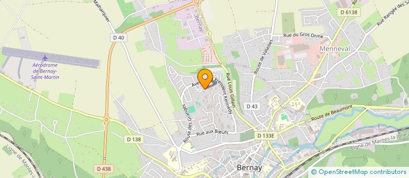 localisation de l'entreprise MADAME DAPHNE DAUFRESNE à BERNAY