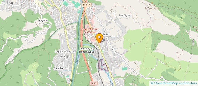 localisation de l'entreprise MADAME DAPHNE DE GROSOURDY DE SAINT PIERRE  MONTGAILHARD