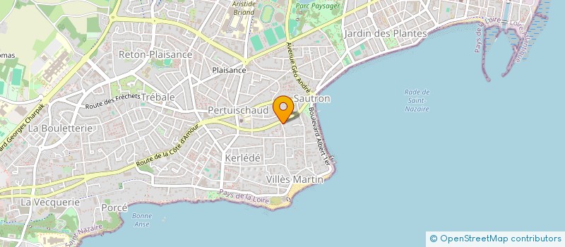 localisation de l'entreprise MADAME DAPHNE DELCAMBRE  SAINT-NAZAIRE