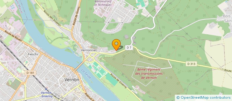 localisation de l'entreprise MADAME DAPHNE DU-SERRE-TELMON  VERNON