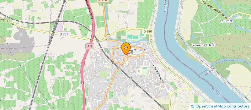 localisation de l'entreprise MADAME DAPHNE GOMEZ  ROQUEMAURE