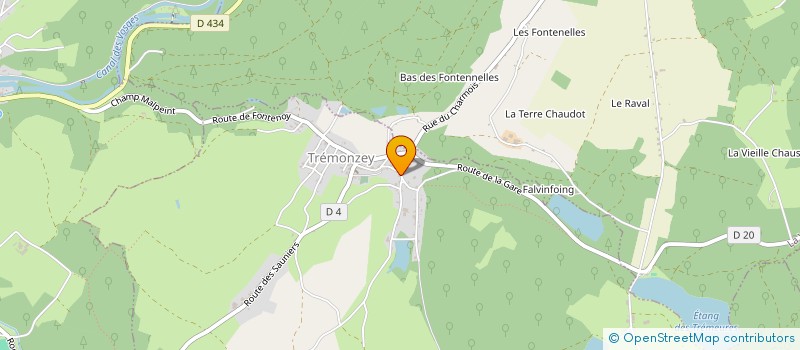 localisation de l'entreprise MADAME DAPHNE GRIMAULT  TREMONZEY