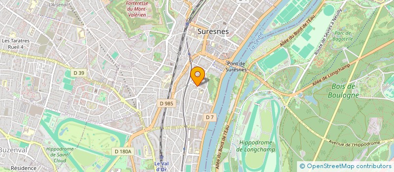 localisation de l'entreprise MADAME DAPHNE GROSJEAN à SURESNES
