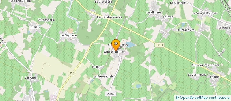 localisation de l'entreprise MADAME DAPHNE GUILLEMET à MONNIERES