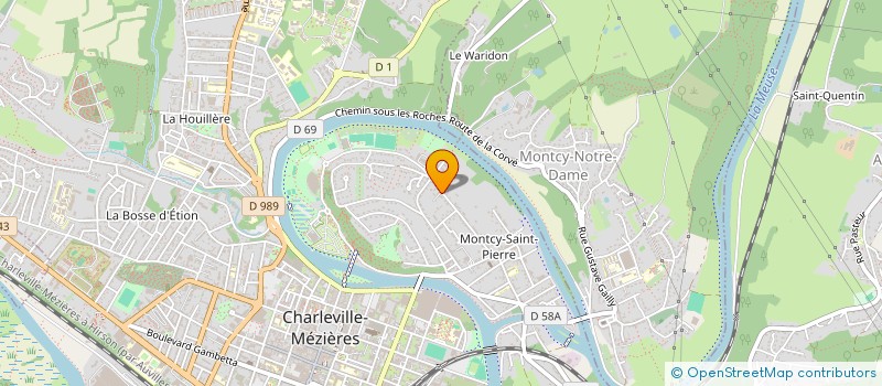 localisation de l'entreprise MADAME DAPHNE GUILLEMIN  CHARLEVILLE-MEZIERES