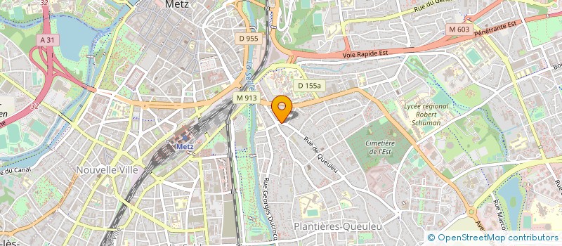 localisation de l'entreprise MADAME DAPHNE HEITZ  METZ