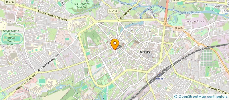 localisation de l'entreprise MADAME DAPHNE JAYET à ARRAS