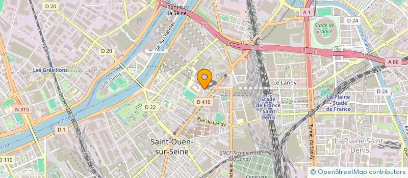localisation de l'entreprise MADAME DAPHNE KIEFFER à SAINT-DENIS