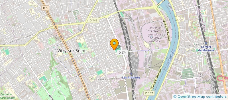 localisation de l'entreprise MADAME DAPHNE LABEILLE à VITRY-SUR-SEINE