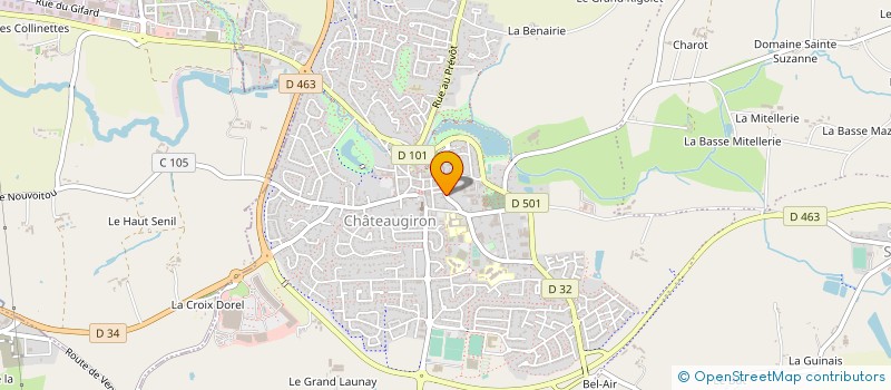 localisation de l'entreprise MADAME DAPHNE LECIEUX à CHATEAUGIRON