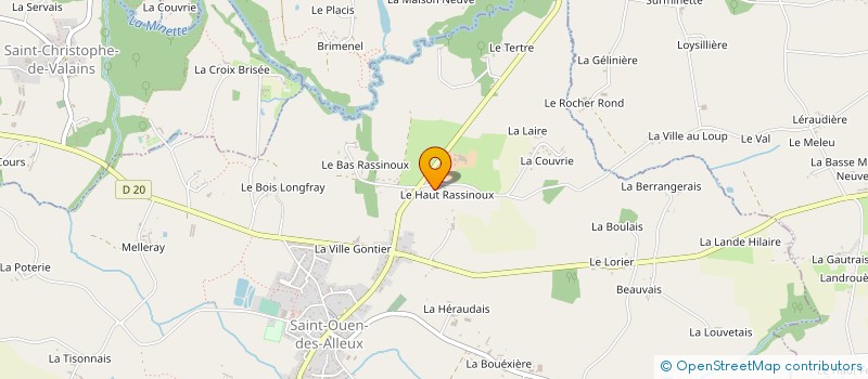 localisation de l'entreprise MADAME DAPHNE LEMARCHAND  RENNES