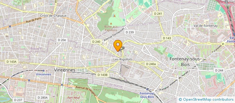 localisation de l'entreprise MADAME DAPHNE LORENZI à FONTENAY-SOUS-BOIS