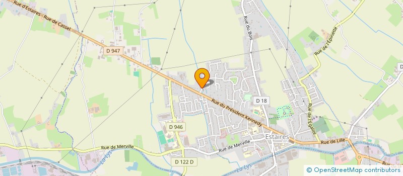 localisation de l'entreprise MADAME DAPHNE MAHIEUW  ESTAIRES