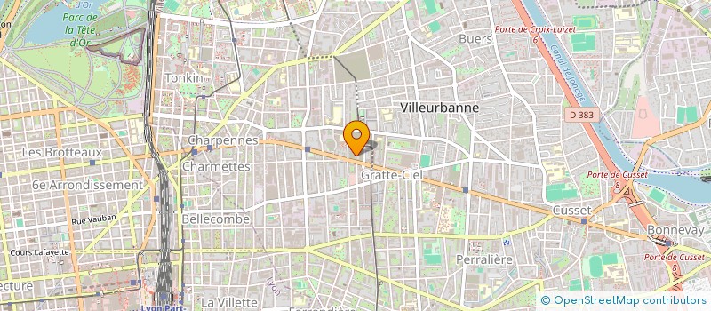 localisation de l'entreprise MADAME DAPHNE MAILLET à VILLEURBANNE