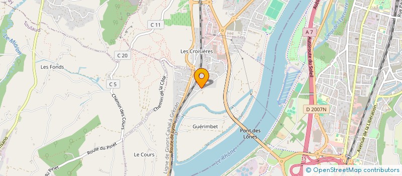 localisation de l'entreprise MADAME DAPHNE MICHELAS  SOYONS