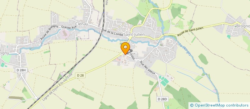 localisation de l'entreprise MADAME DAPHNE MONTANTI  SAINT-JULIEN