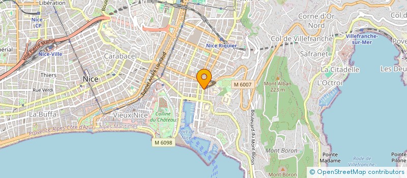 localisation de l'entreprise MADAME DAPHNE MORVAN à NICE