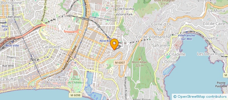 localisation de l'entreprise MADAME DAPHNE PETITJEAN  NICE