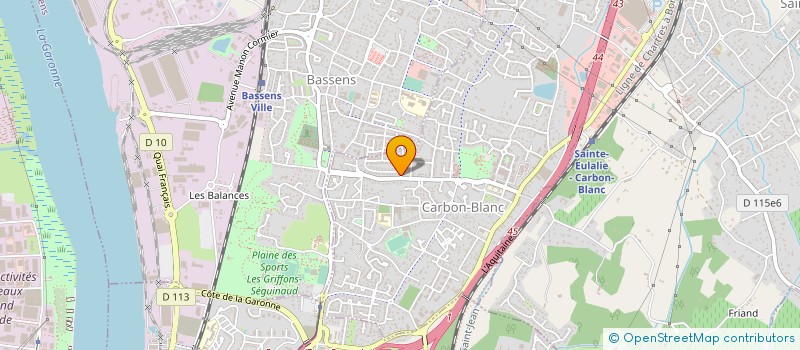 localisation de l'entreprise MADAME DAPHNE ROUVEYROL  CARBON BLANC